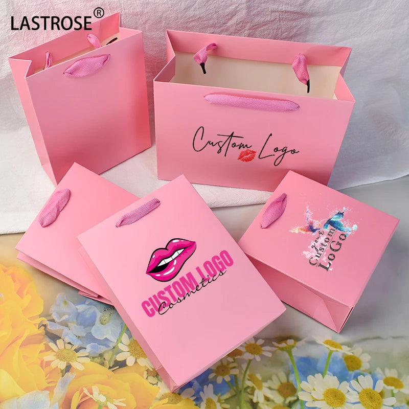 Eco-Friendly Foldable Reusable White Cardboard Shopping Paper Gift Bag Packaging Gift Paper Shopping Bags  for Small Business