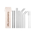Customized Eco Friendly Gold Rose Reusable Metal Straw