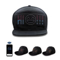Led Glowing Baseball Cap App Programhat Light High Digital Scrolling Message Led Hat