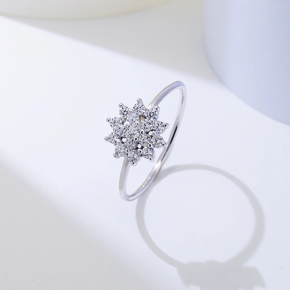 Wholesale Zirconia Jewelry 925 Silver Ring Finger Rings Women Minimalist Jewelry Fine Jewelry Rings