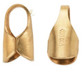 GP US Leather Cord End Caps 14KGF Gold Filled Crimp Ends for Permanent Jewelry Chains Making Diy Making Bracelet Cord End Caps