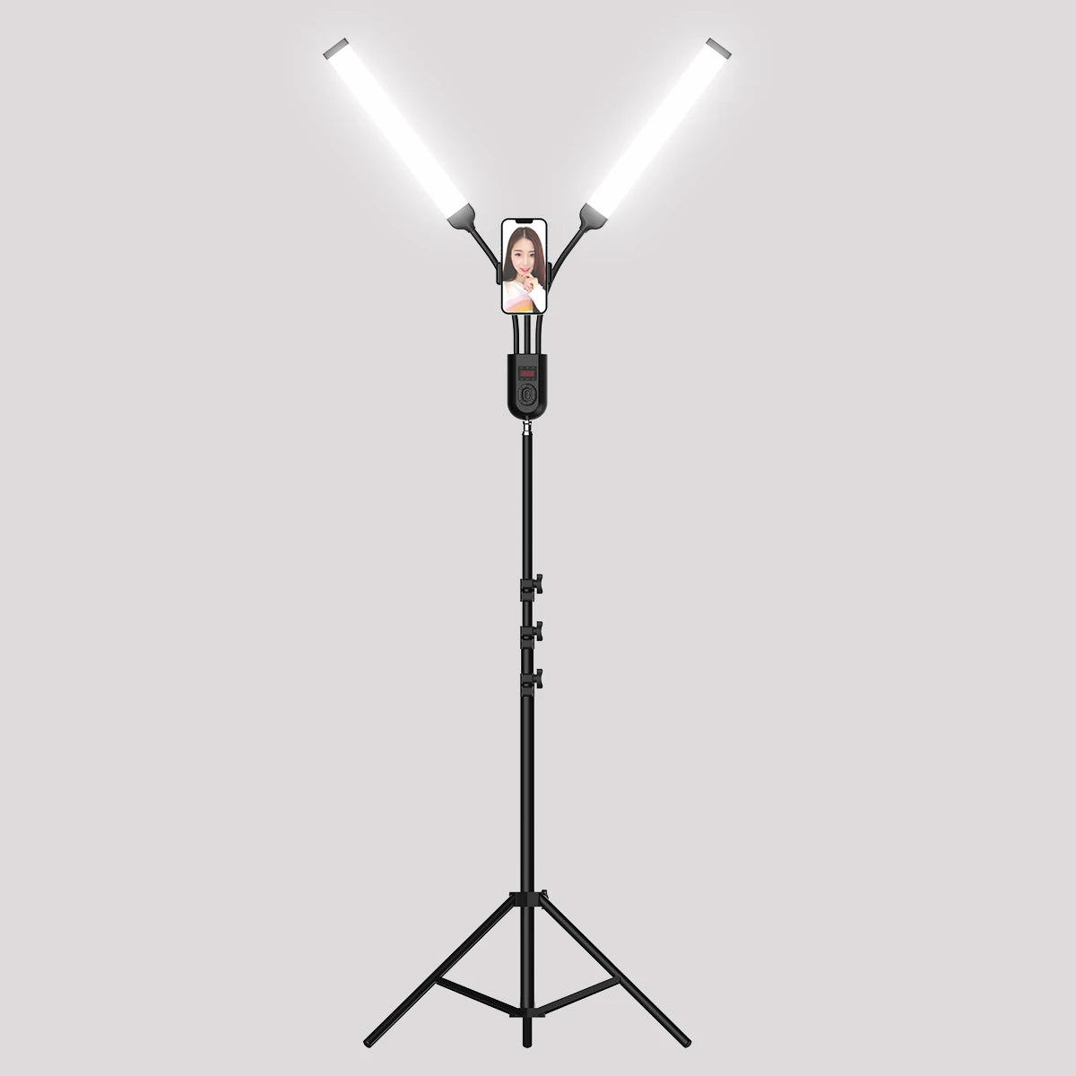 Professional Audio Video Lighting LED Fill Light Studio Lamps 2-Arm Beauty Ring Lights for Photography for Living Room Use