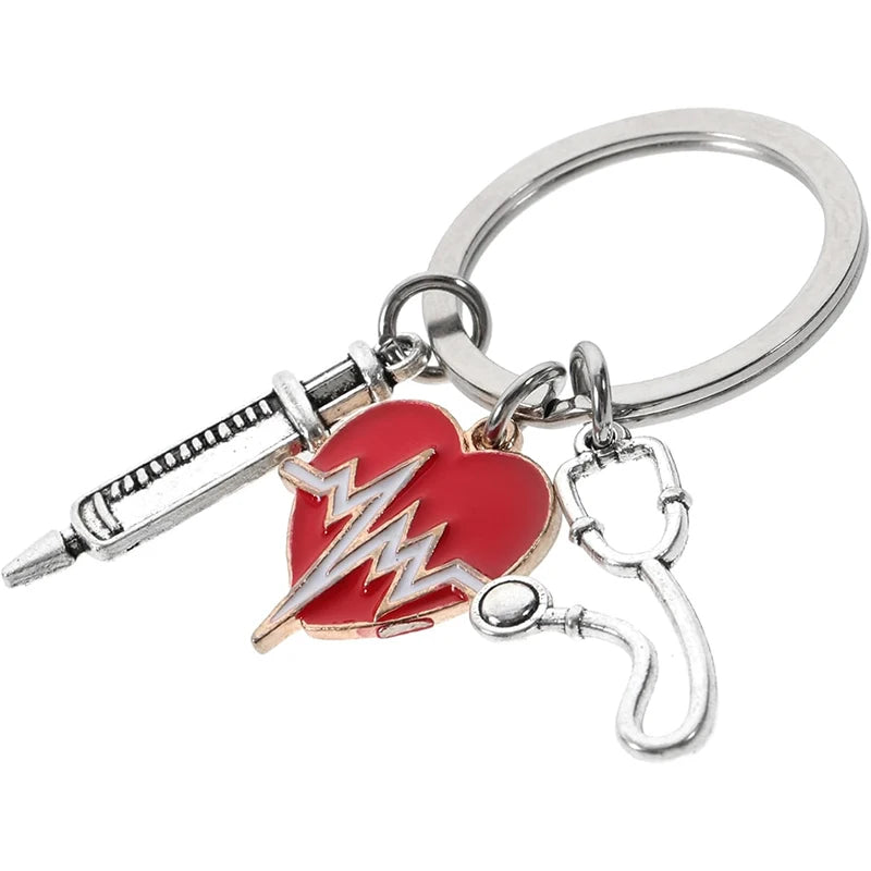 Wholesale Fashionable Zinc Alloy Nurse Pendant Key Chain for Backpacks and Bags