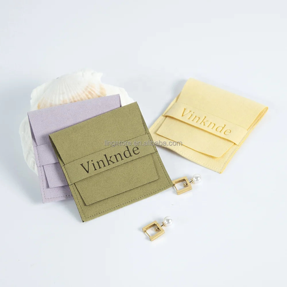 Hot Sale China Supplier Fashion Custom Soft High Quality Microfiber Gift Jewellery Packaging Bag Jewelry Pouch