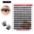 Premade Soft Band 3D Fluffy Faux Mink Diy Lash Cluster Kit 8-16mm C D Curl Pre-cut Segment Wispy Cluster Lashes Extensions