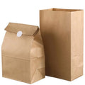 Wholesale Custom Brown Kraft Paper Bread Shopping Food Bag