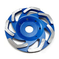 Turbo Segment Diamond Grinding Cup Wheel for for Polishing and Cleaning Stone Concrete Cement Marble Rock GraniteThinset