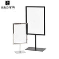 Customizable A4 Size Poster Banner Billboard Display Board Magnetic Sign Holder with Card Case Standing Poster Display Stand