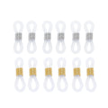 Stainless Steel Snap Hook Rubber Eye Glasses End Loop Connectors DIY Sunglasses Chains Jewelry Making Supplies