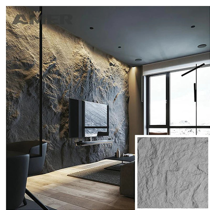 Rongke OEM Factory Wholesale Decorative Foam Wall Cover Stone Panels for Interior Exterior Wall Cladding