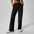 Custom High Waist French Terry Sweatpants for Men Printed Plain Jogging Track Pants with Elastic Flare Blank Sweatpants