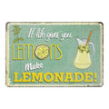 Unique Style Personal Custom Made Retro Metal Plaque UV Printed Vintage Design 20x30cm