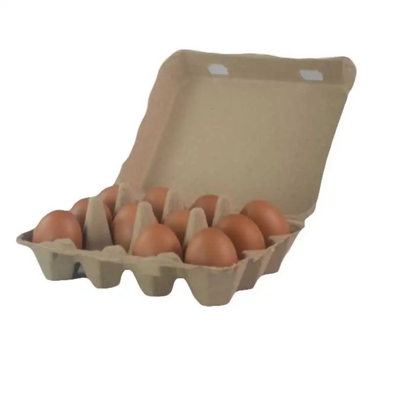 2023 New Bulk Egg Cartons Tray 12 Cells Mailer Boxes Wholesale Glossy/Matt Lamination Embossing Vanishing UV Coating Recyclable