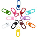Hot Sale Colored Spring Clasps Round Carabiner Keychain Bag Clips Hook Metal O Ring Metal Clothing Accessories Rings Ring Lock