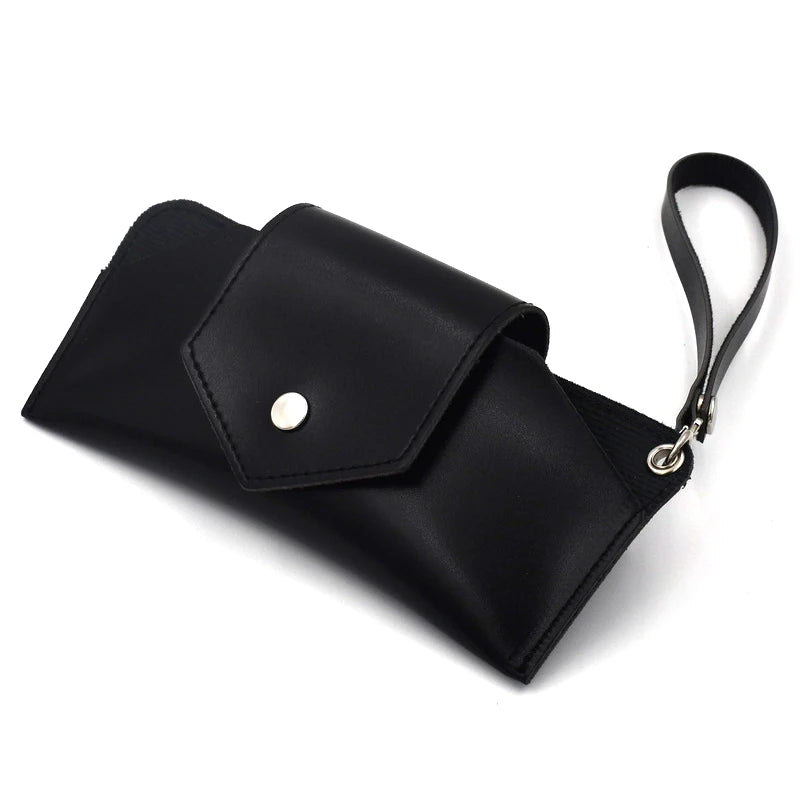 Black Sunglasses Bag Strap Sunglasses case Organizer Black Sunglasses case With Strap Handle