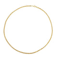 MS-506  Custom Yellow Gold Plated 925 Silver Link Necklace