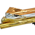 Best Price 0.64X120m/roll Gold Leaf Roll for Gilding Furniture Wallpaper Home Decoration Silver Leaf Rolls for Art Decoration