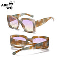 NQ8137 2024 Big Frame Black Square Sunglasses Women Fashion Wide-leg Trending Sunglasses
