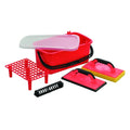 2pcs Sponge/EVA Tile Cleaner 10L Plastic Bucket With Lid/ Roller/ Grid