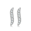 Fashion Jewelry Stud Earring 925 Silver Simple Design Earring for Women
