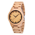 Antique Fashion Custom MIYOTA Bamboo Wood Watches Couples His Hers Matching Engraved Logo Business Style Pointer Dial Display