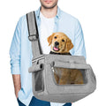 Dog Cat Sling Carrier Pet Tote Bag Soft Eco-Friendly Oxford Polyester Nylon Cotton Leather Zipper Breathable Windows Print Small