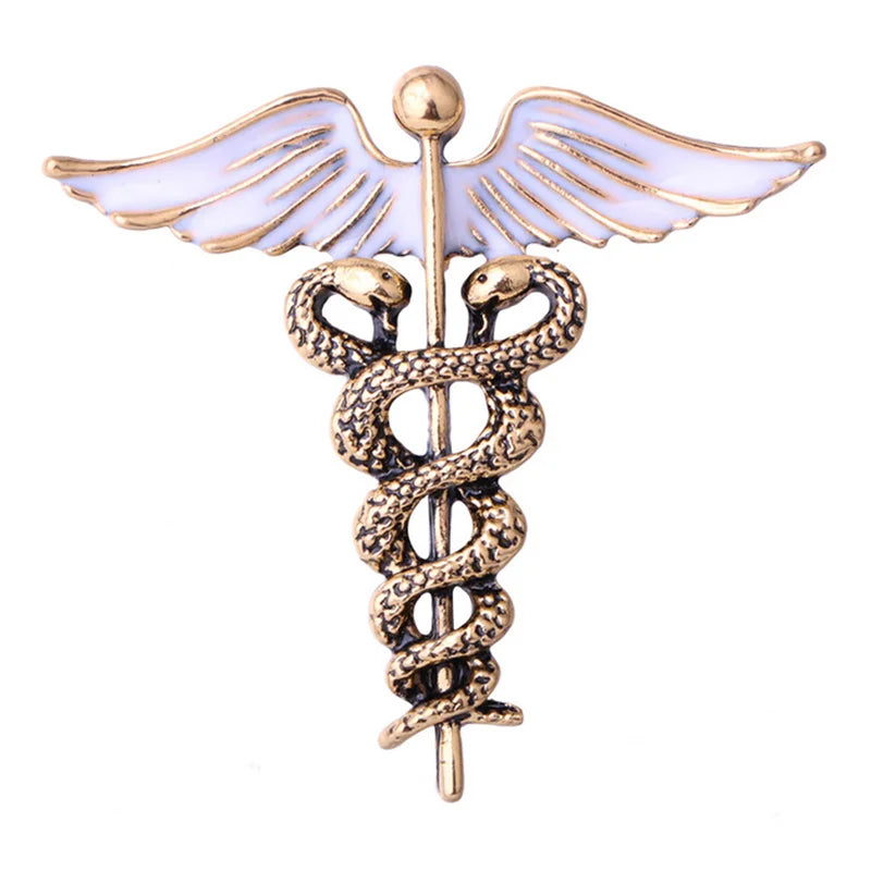 Fashion Retro Angel Wing Brooch Pins Men Suit Animal Snake Lapel Pin Cheap Wholesale Designer Alloy Oil Drop Gold Plated Brooch