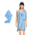 2021 Wholesale Customise logo Solid Color Printing 100% Microfiber Soft Quick Dry Women Bath Towel Dress Sets