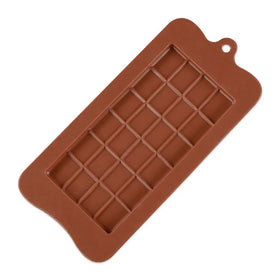 Hot Sale BPA Free Break-Apart Silicone Waffle Mold Chocolate Bar Mold