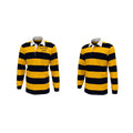 Custom Stripe Embroidered Logo 100% Cotton Breathable Plus Size Short/Long Sleeve England Rugby for Shirts