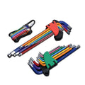 Industrial Grade CRV Colored Hex Wrench Set 9 in 1 Folding Multi-purpose Bicycle Repair Tool
