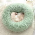 Wholesale New Design Pet Bed Dog Round Cat Winter Warm Sleeping Bag Long Plush Soft Pet Nest Round Depth Kennel Pet Nest