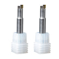 Single Flute Diamond MCD Straight Bit Polishing Bits for Acrylic Aluminum Polishing Cutting Mcd Diamond Endmill