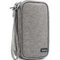 Wholesale Multifunctional Small Electronic Accessories Organizer Bag Polyester 2 Layer USB Disk Charging Cabel Storage Bag
