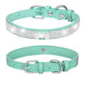 Wholesale Stocked Soft Velvet Rhinestone Necklace Adjustable Puppy Pet Cat Dog Collar