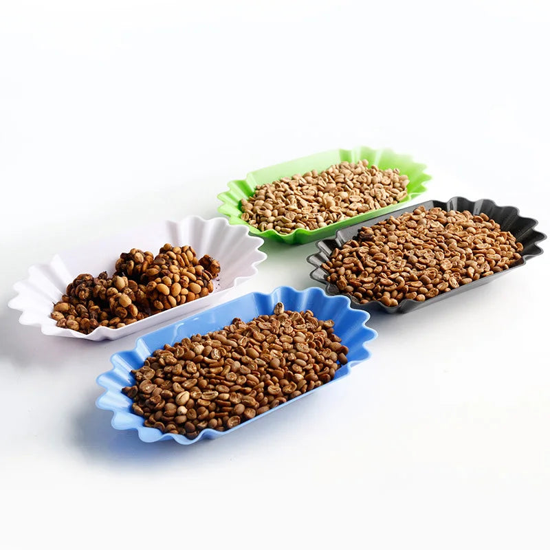 Home Kitchen Gadgets Wholesale Food Grade Plastic Coffee Bean Cupping Tray Coffee Bean Display Plate