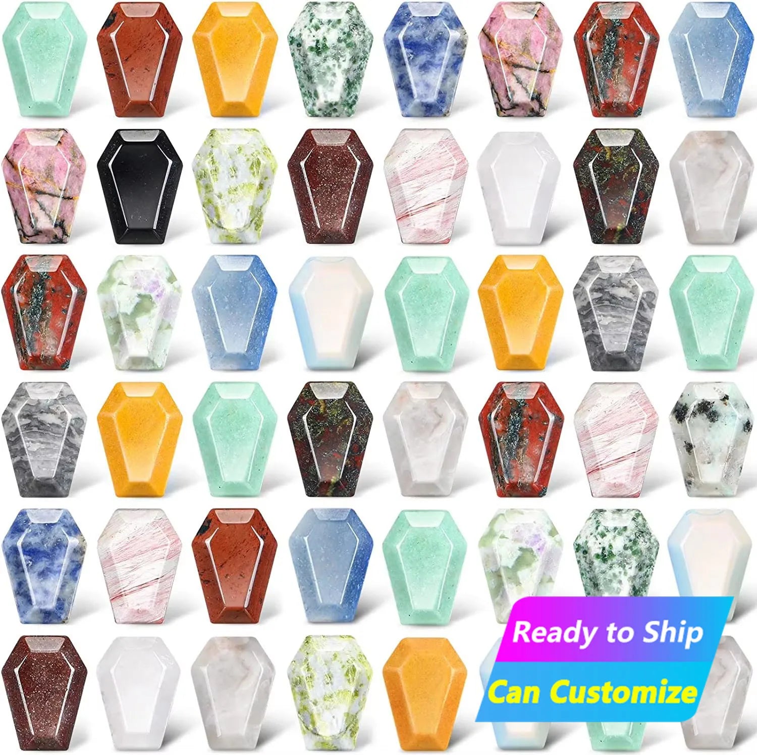 Wholesale Natural Healing Eco-Friendly Reiki Stone Raw Quartz Carving Bulk Gemstones Mini Mystic Decoration Ornament Crystal