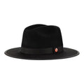 Wholesale Sombreros Men Wool Felt Fedora Hat With Red Fabric Bottom