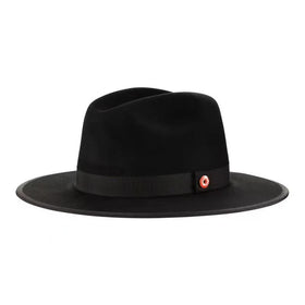 Wholesale Sombreros Men Wool Felt Fedora Hat With Red Fabric Bottom