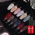 CHARM FOR YOU  15ml Reflective Glitter Gel Polish Soak off UV Disco Nail Polish