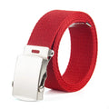 Wholesale 25mm Children's Belt Trend Fashion Universal Thickened Rolling Buckle Canvas Belt Kids Wear Belt