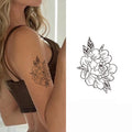 Semi Permanent Waterproof and Sweat Proof Small Clear Cute Long Lasting Herbal Juice Tattoo Sticker with Water Transfer Paper