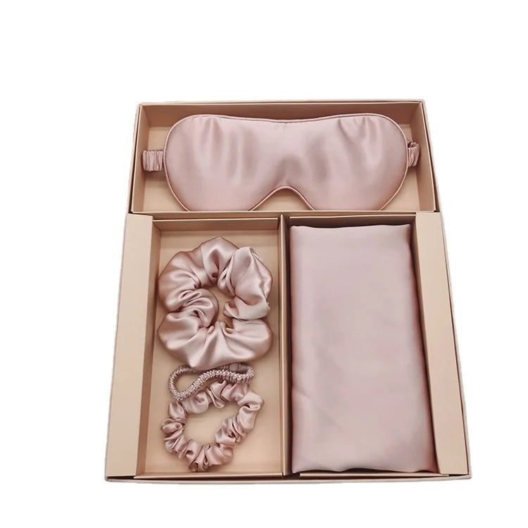 100% Pure Mulberry Silk 22mm Silk Pillowcase Natural Soft Breathable Pillow Cover with Hidden Zipper