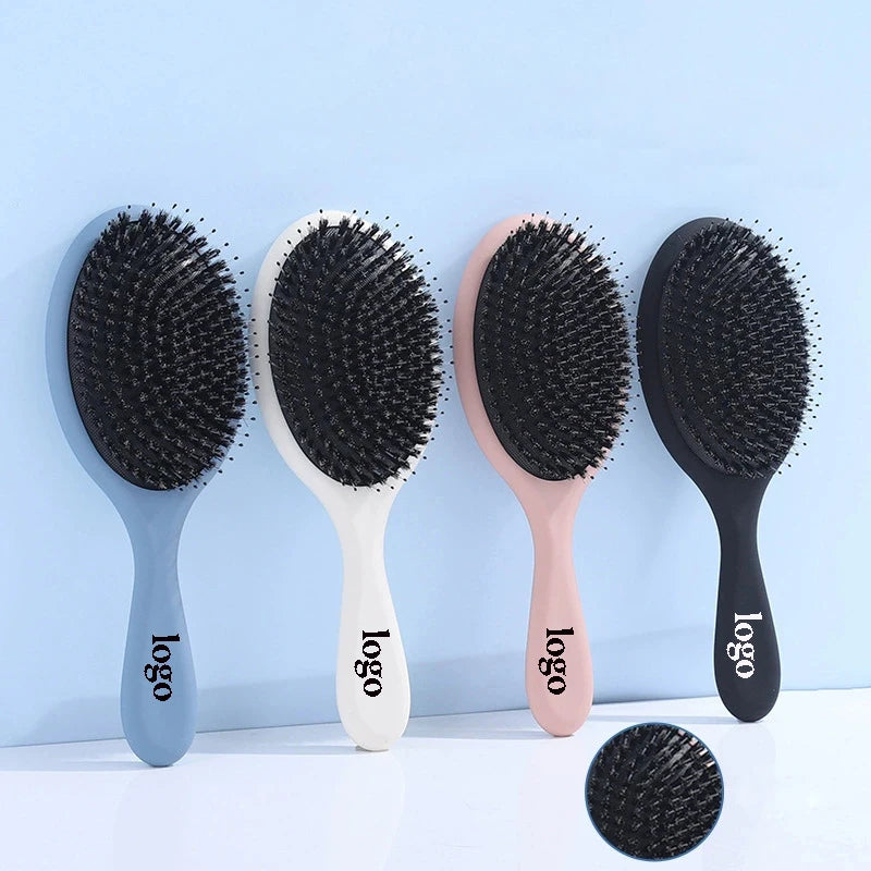 Customized Salon Barbershop Anti-static Bristle Massage Comb Air Cushion Brushes Hair Styling Air Bag Comb for Hairdressing