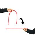 Close-Up Magic Stage Rope Trick Prop Durable Plastic/Nylon Stiff Rope for String Tricks and Gimmicks