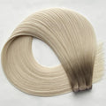 2025 Haiyi 18 Inch 20G Rooted Ash Blonde Genius Weft Hair Extension Sew in Human Hair Hand Tied Virgin Hair