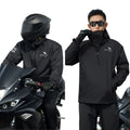 Universal Motorcycle Raincoat Set Windproof Waterproof Pongee Modern Rain Jacket & Pants for Outdoor Camping & Fishing Men Women