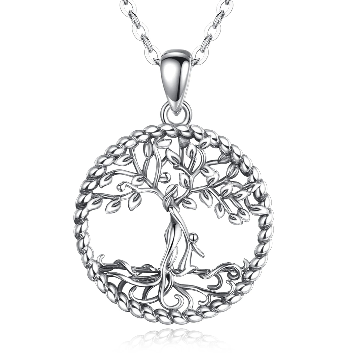 Mothers Day Mom Women Several Children Kid Family Tree of Life Pendant Necklace
