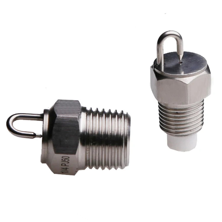 PJ Impingement Pin Fine Misting Nozzles Stainless Fogger Anti Drip Misting Nozzle