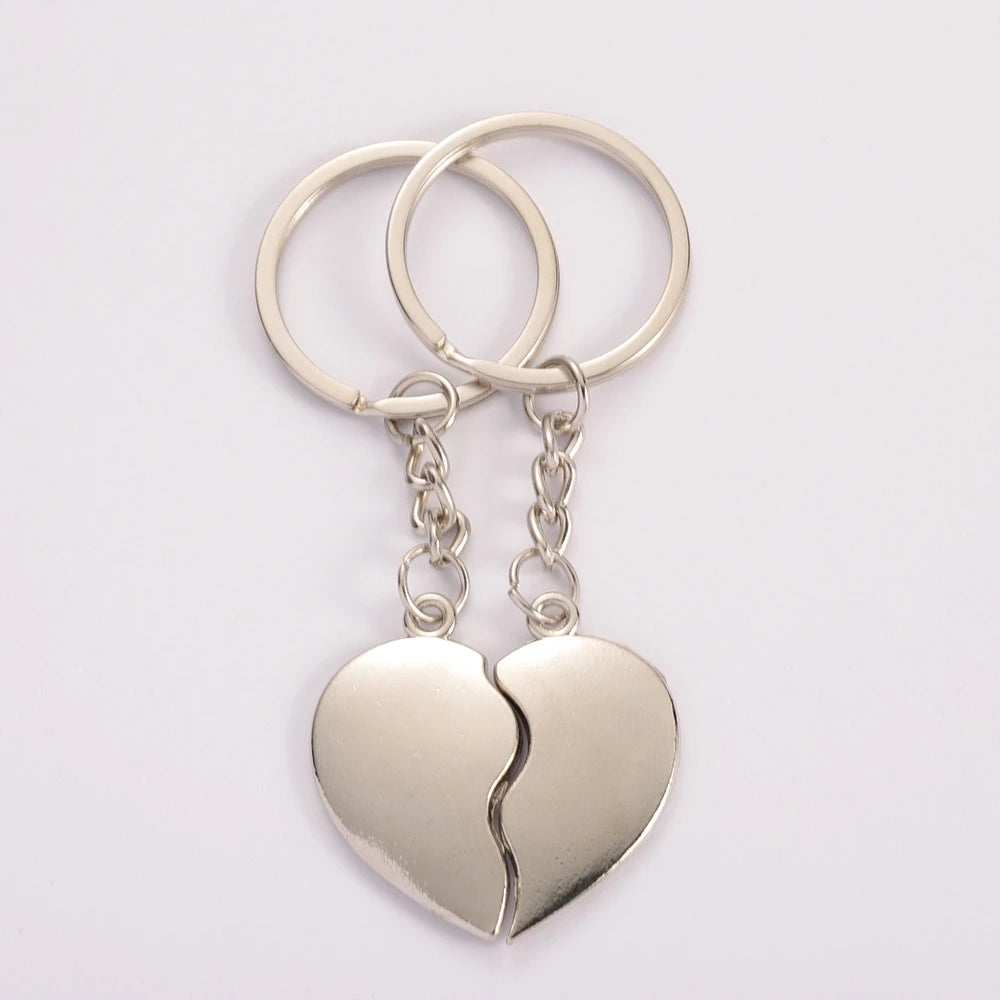 Metal Key Chain for Key Decorations for Birthday Gift Souvenirs Valentine's Day Gift Lovers Couple Gift Customized Design